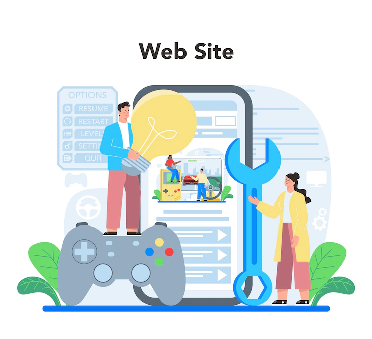 Difference between web development and game development
