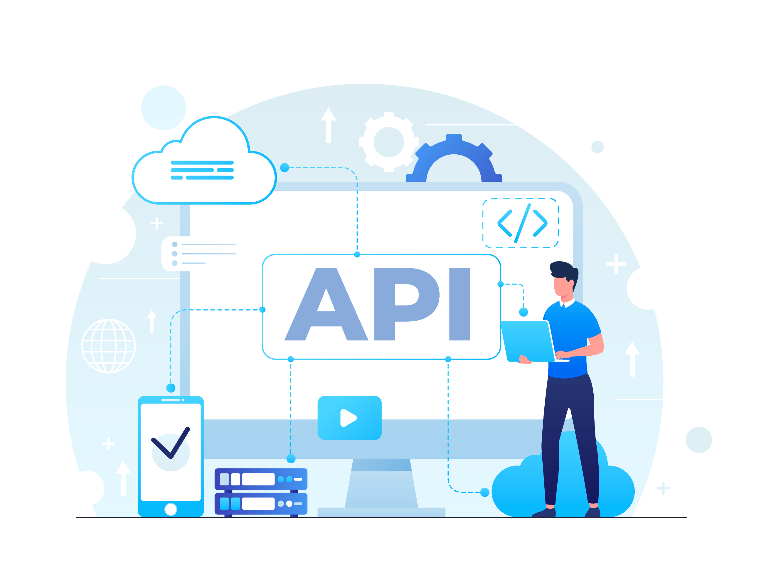 What is the difference between api and web service